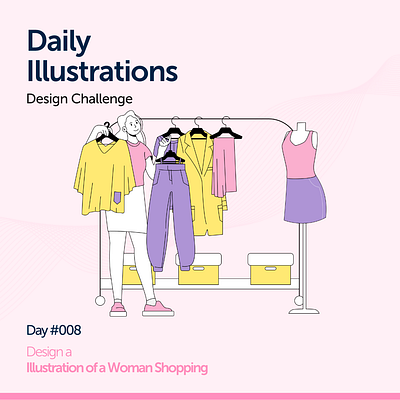 Illustration of a Woman Shopping - SVG illustration design freesvg graphic design illustration svg svg illustration ui vector