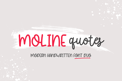 Introducing Moline Quotes Sans Typeface logo
