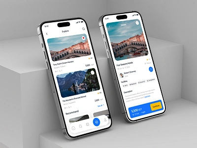 Flight Booking App airlinesapp app design class destinationspotlight easybooking explore places filllo flightdetails flightinfo holiday places hotel details saas seat terminal ticket travelguide travelplanning ui uiux web design