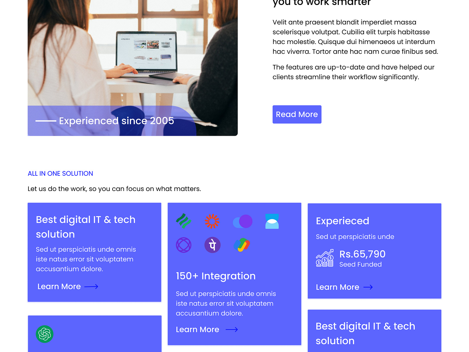 It Companie Ui Design by Saurabh Guleria on Dribbble