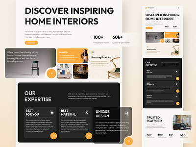 Home Interior Landing Page