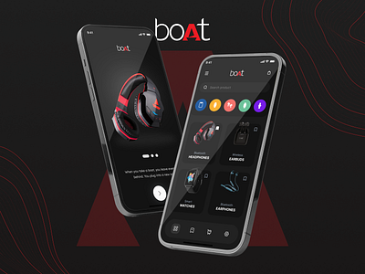 Boat App UI Redesign app designer app designing app ui design boat app redesign ecommerce app ui gadgets app ui heaphones app ui mobile app designing splash screen design ui designing ui ux designing