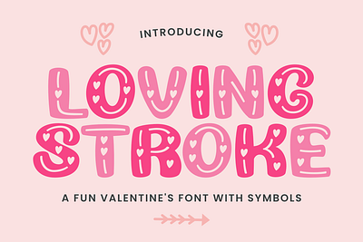 Loving Stroke - Fun Valentine Font book font