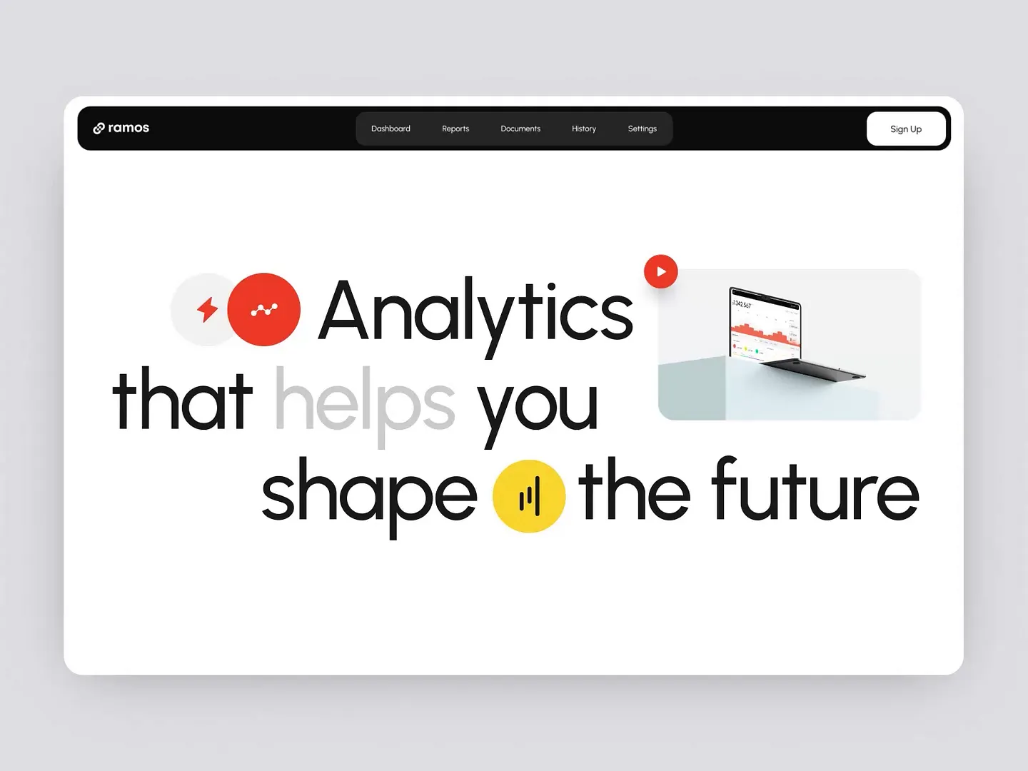 Innovative Promotional Website Design for Digital Analytics Platforms