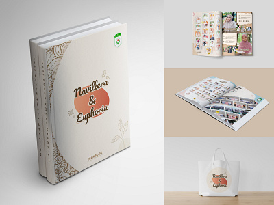 Nevillera & Euphoria 2022 booklet branding graduates graphic design logo school ui yearbook