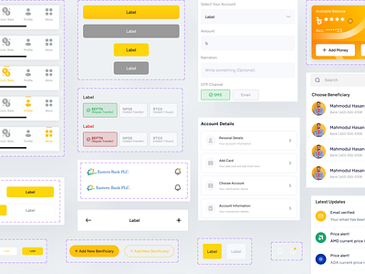 Figma Design System UI Kit design system digital figma fintech kit minimal product product design saas ui uidesign uikit ux uxdesign web