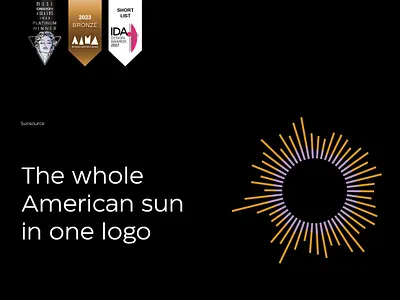 Logo design SunSource agency america animation brand identity branding concept design graphic design graphic designer inspiration logo logo design logo idea logo inspiration logotype minimalistic motion graphics sun