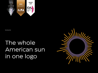 Logo design SunSource agency america animation brand identity branding concept design graphic design graphic designer inspiration logo logo design logo idea logo inspiration logotype minimalistic motion graphics sun