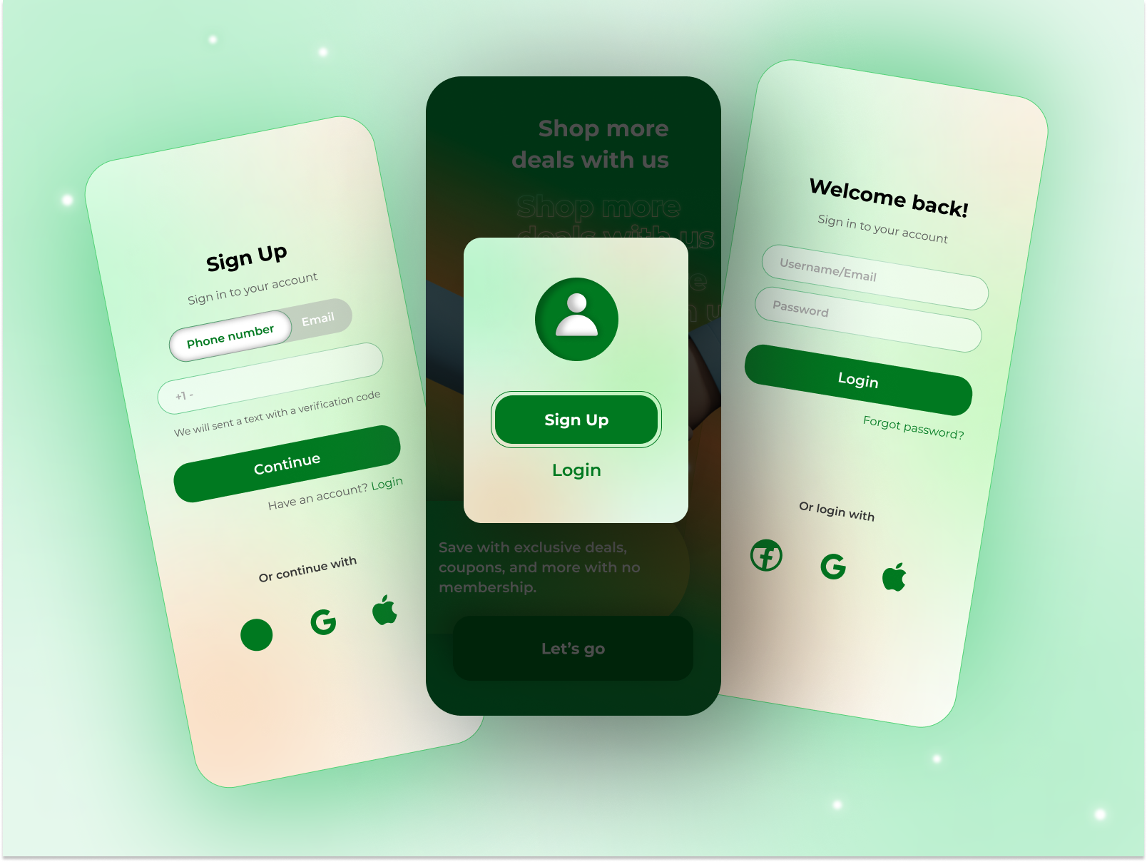 Sign Up and Login Page Redesign Instacart - Daily UI 013 3d animation app bootcamp casestudy conceptdesign dailyui design development graphicdesign illustration instacart internship job login page signup ui uiux website
