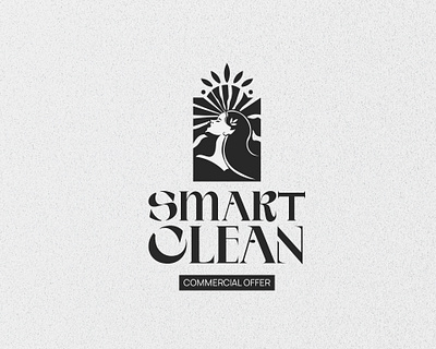 Commercial offer Smart Clean branding graphic design logo packing