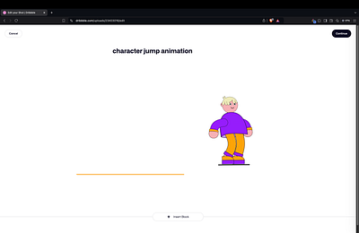 character jump animation animation motion graphics