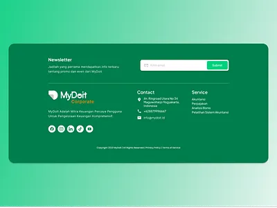 MyDoit Footer - Fintech dan Pengelolaan Data Keuangan branding graphic design illustration logo mobile mobile app ui ui design ui mobile ui website uiux uiux design uiux designer uiux website ux ux design ux mobile ux website website