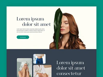 Beauty Care Banner Concept beauty banner beauty care beauty care ui beauty ui beauty website