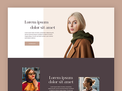 Women Fashion Banner Concept fashion banner fashion landing page fashion ui fashion web design fashion website women fashion banner women fashion ui women fashion website