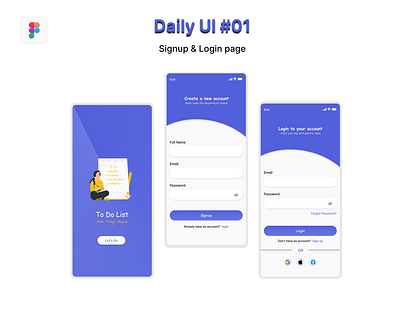 Sign up page dailyui figma signup ui uiux