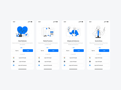 Onboarding — Anearmala anearmalastudio design system figma mobile app onboarding app onboarding screen product design ui design ux design