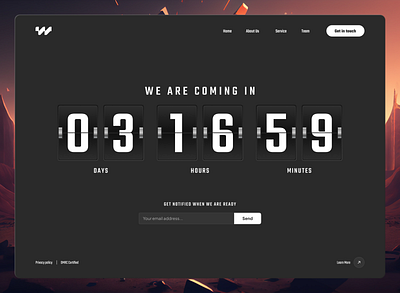 Countdown Timer UI Design. animation branding cleandesign countdowntimer creativedesign dailydesign design digitaldesign figma graphic design graphicdesign illustration interactiondesign logo motion graphics ui uidesign userexperience ux websitelaunch