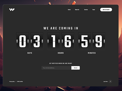 Countdown Timer UI Design. animation branding cleandesign countdowntimer creativedesign dailydesign design digitaldesign figma graphic design graphicdesign illustration interactiondesign logo motion graphics ui uidesign userexperience ux websitelaunch