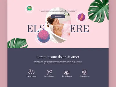 Handmade Bath Bombs Banner Design bath bombs bath bombs ui handmade soap handmade soap ui