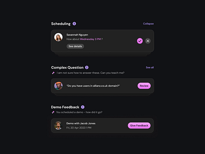 Dashboard stacking concept 📚 semiflat