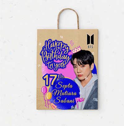 Design - Paper Bag Birthday branding design graphic design illustration vector