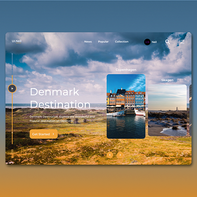 Denmark Web Design app appdesign branding design illustration logo ui uidesign ux uxdesign
