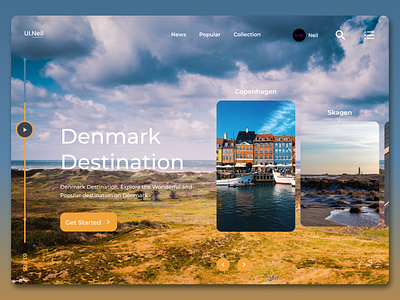 Denmark Web Design app appdesign branding design illustration logo ui uidesign ux uxdesign