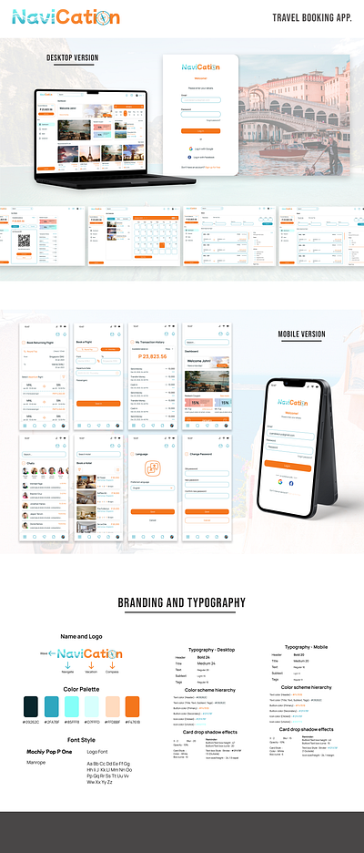 Navication - Your travel companion branding design graphic design illustration logo ui ui design