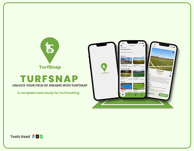 TurfSnap: Turf booking application UI application figma illustrator sports turfbooking ui ux