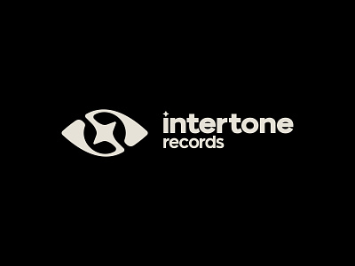 Intertone Records Logo eye logo graphic graphic design logo logo designer logotype mark music s letter star star logo stellar symbol
