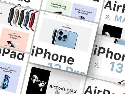 iStore apple branding creative design ecommerce iphone landing page product design store ui ux website