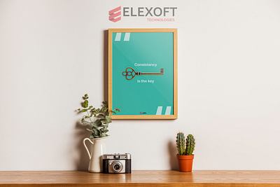 Motivational Quote Design | Elexoft Technologies 3d animation branding graphic design logo motion graphics ui