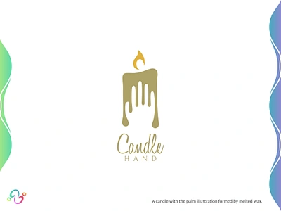 Candle Hand Logo body brand design brand designer candle finger hand light logo design logo designer logo for sale logo idea logo inspiration logomark logotype massage palm romantic spa therapy zzoe iggi