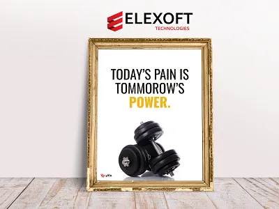 Motivational Quote Design | Elexoft Technologies 3d animation branding graphic design logo motion graphics ui