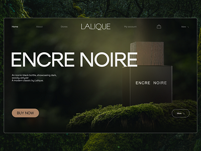 FRENCH PERFUME BRAND - landing page concept design e commerce figma landing landing page perfme store ui ui design ux ui web design web designer website