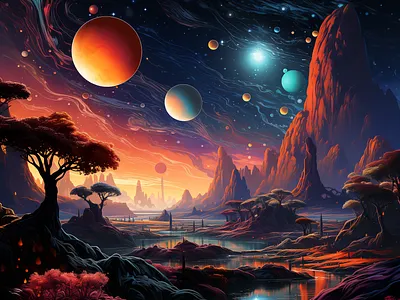planetary parade branding design foto graphic design ill illustration logo planet