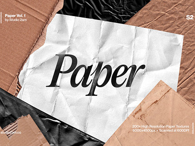 200+ Paper Textures Bundle