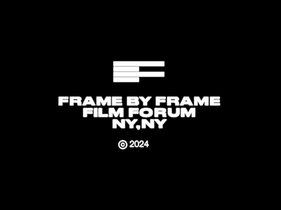 Frame by Frame 16mm 35mm 8mm after effects branding film film festival film titles grain logo logo animation motion title design visual identity