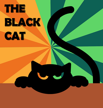 The Black Cat black cat cat cat illustration illustration the black cat