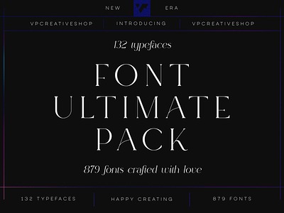 Font Ultimate Pack - 879 fonts | Free fonts demo download font font bundle font collection font duo font pack font ultimate pack free free demo free download type typeface