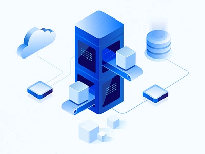 Parallel product development application development application production backend brand illustration cloud computing cloud data cloud infrastructure cloud technology data processing database development devops fintech isometric it technology low code server server network ui illustration web illustration