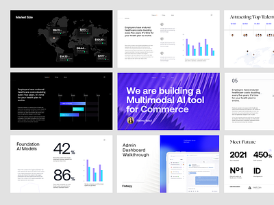 Pitch deck presentation slides app dashboard deck figma infographic investor deck layout pitch pitch deck pitchdeck powerpoint presentation presentation template sales presentation slide slide deck web design website