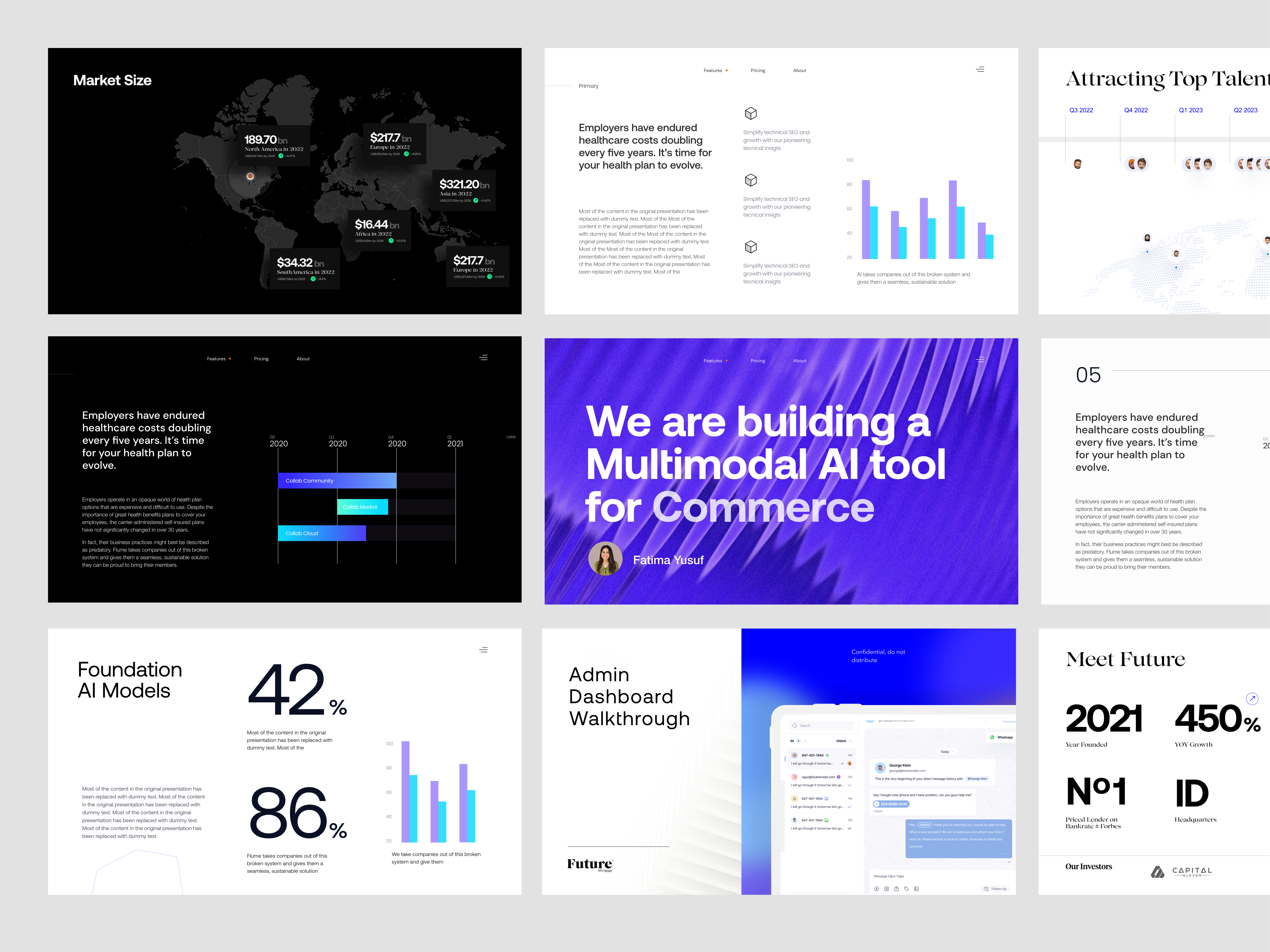 Example of Pro Pitch Deck Presentation Design
