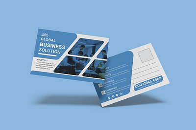 post card template finance