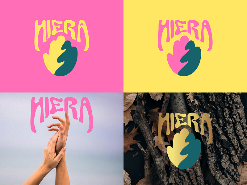 Branding-Hiera Eco-massage brand branding guideliness identity natural visual identity