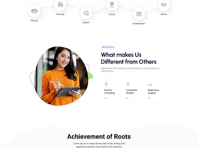 Digital service Website UI Design digital digital marketing digital marketing website it website design seo seo web social media website design