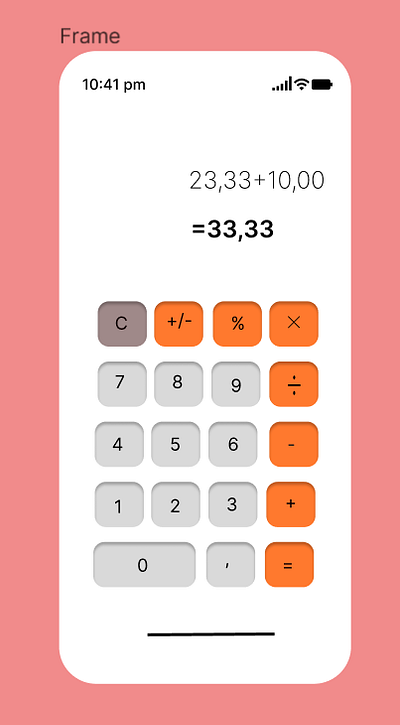 Calculation Screen calculation element calculation screen daily ui ui design