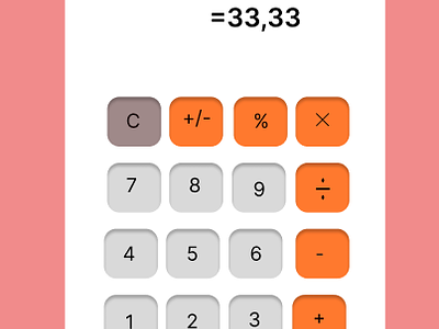 Calculation Screen calculation element calculation screen daily ui ui design