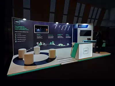 LRQA Barcelona - Expo Stand Design 3d design brand design exhibition expo expo design expo stand expo stand design graphic design production reynolds press stand design