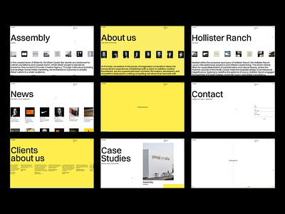 ProVoke // No-code web template agency animation branding clean design interaction minimal nocode template typography ui ux web website